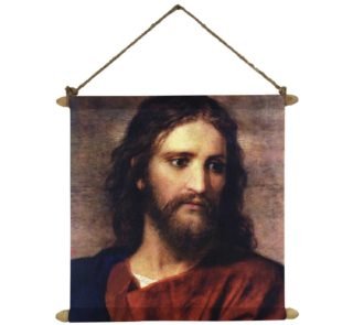 Forgiving Lord Jesus Canvas Scroll