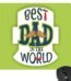 Funky Best Dad in the World Mousepad