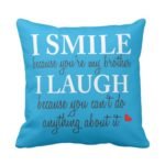 Funny Teasing Brother Cushion Cover