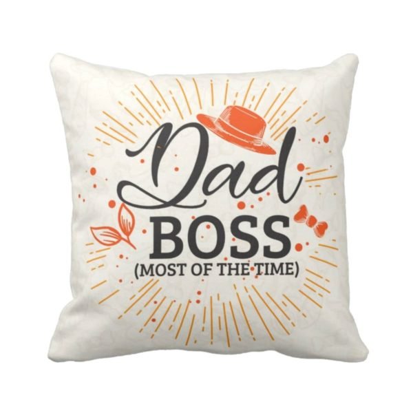Funny Dad Boss Cushion Cover