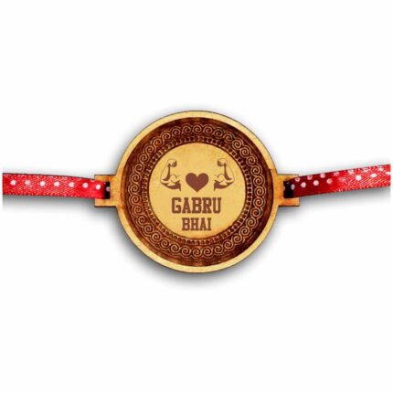 Engraved Awesome Gabru Brothers Rakhi Set of 2 - Image 3