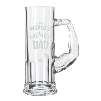 Glitzy Worlds Greatest Dad Beer Mug - Image 5