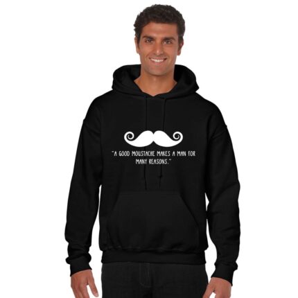 Good Moustache Makes a Man Sweatshirt - Image 2