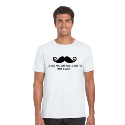 Good Moustache Makes a Man Sweatshirt - Image 6