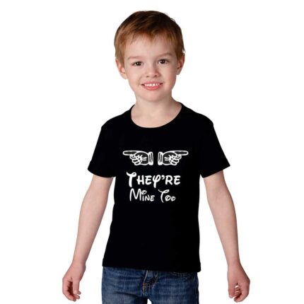 He is mine, she is mine, they are mine Family t shirt - Image 5