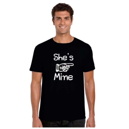 He is mine, she is mine, they are mine Family t shirt - Image 4