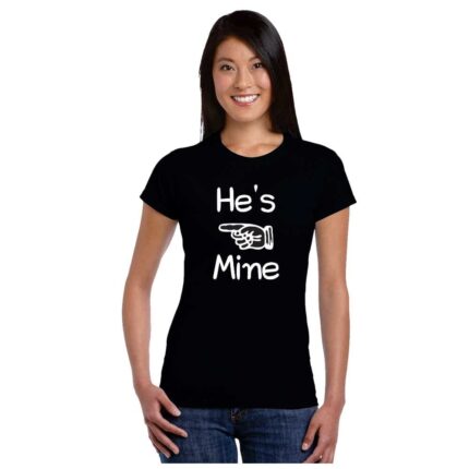 He is mine, she is mine, they are mine Family t shirt - Image 3