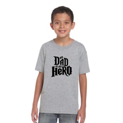 My Dad is My Hero Father and Child Family T-shirts - Image 10