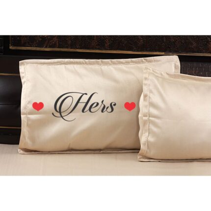 His and Hers Bedsheet with Pillows Cases - Image 13