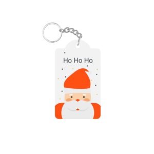 Ho Ho Ho Santa Claus Christmas keychain
