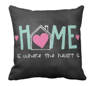 Home is Where the Heart is Cushion Cover