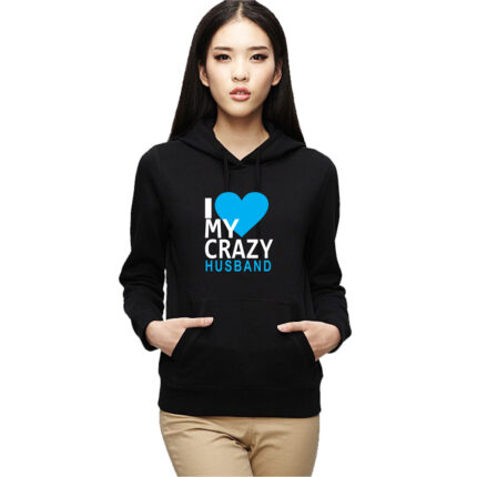 I Love My Crazy Husband And Wife Couple Sweatshirts - Image 13