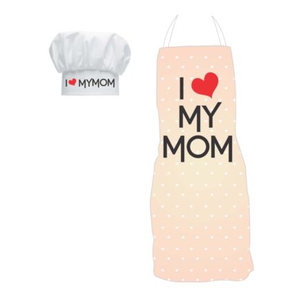 Gifts for Mother I Love My Mom Apron