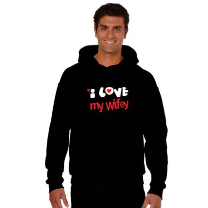 I Love Wifey Hubby Couple Sweatshirt - Image 2