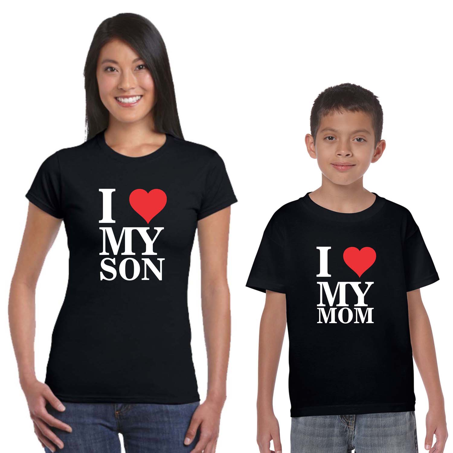printed t shirts for mom and son
