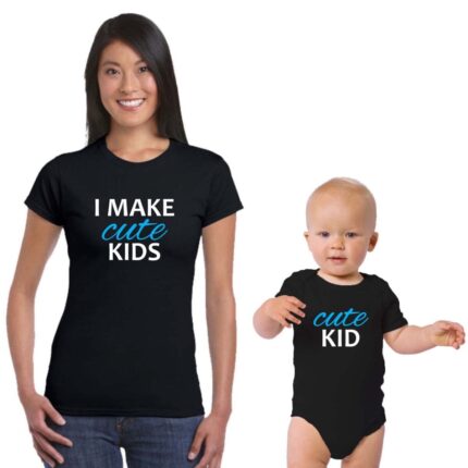 I Make Cute Kids Mother And Child Family Tees - Image 2