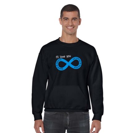 I Love Wifey Hubby Couple Sweatshirt - Image 8