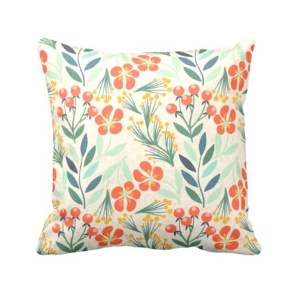 Wonderful Floral Flowers Cushion Cover Set of 5 - Image 4