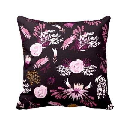 Pulchritudinous Bewitching Floral Flowers Cushion Cover Set of 7 - Image 7