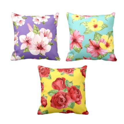 Marvelous Floral Cushion Covers Set of 3 - Image 10