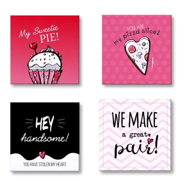 My Sweetie Pie Painting Canvas Frame set of 4
