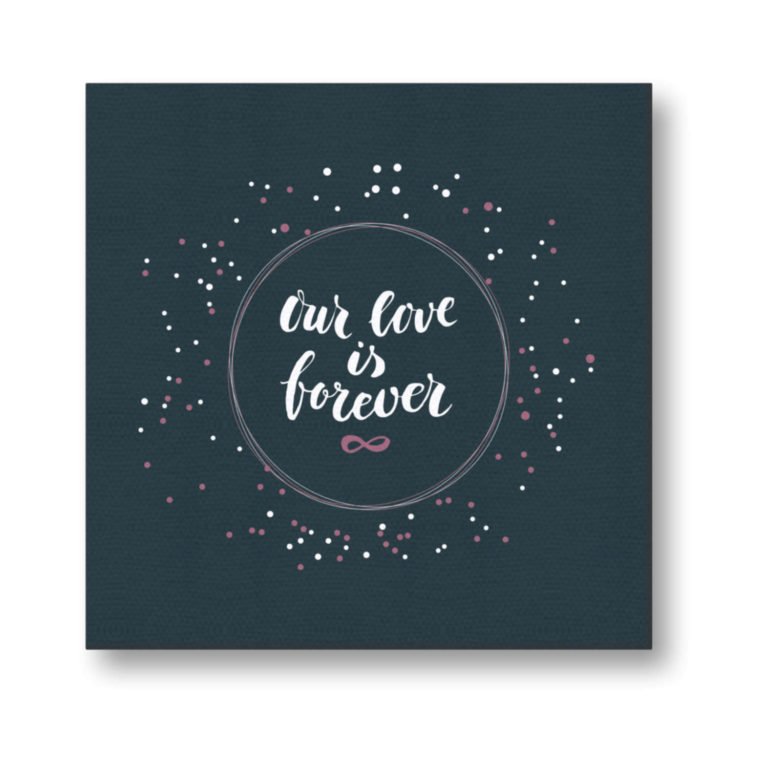 Our Love is Forever Painting Canvas Frame