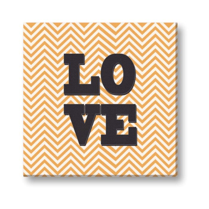 Love Painting Canvas Frame
