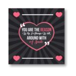 You are The Reason for My Smile Painting Canvas Frame