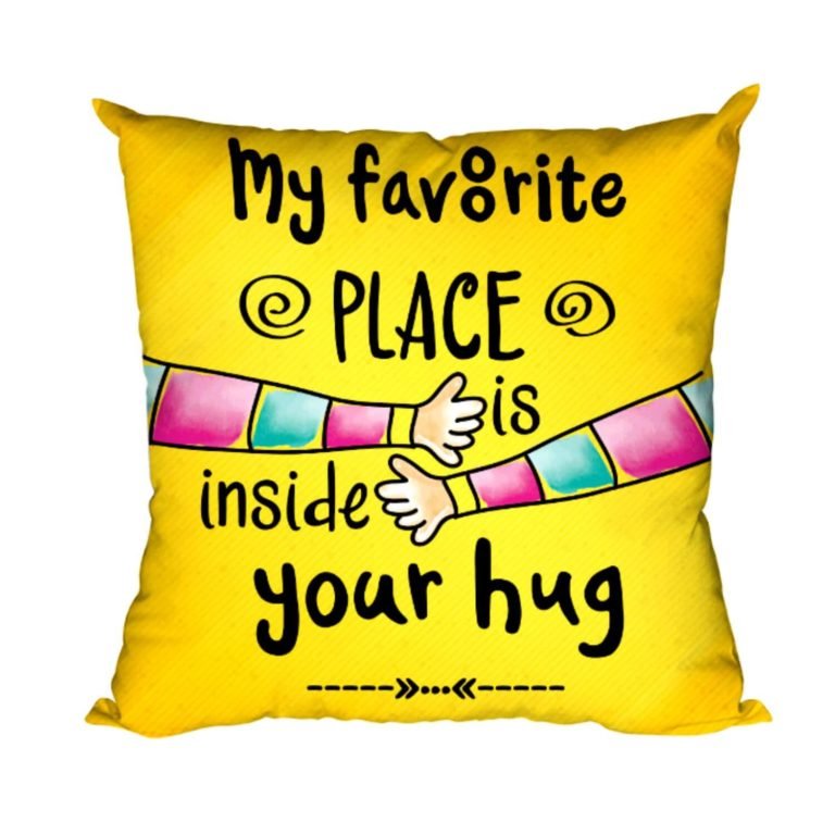 Favourite Place is Inside Your Hug Cushion Cover