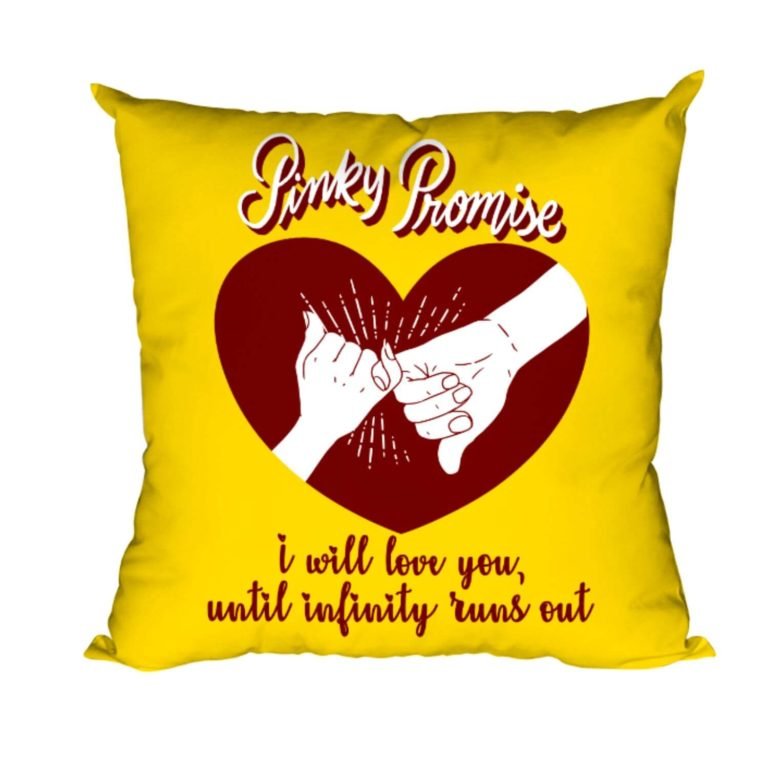 Pinky Promise Cushion Cover