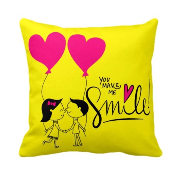 You Make Me Smile Cushion Cover