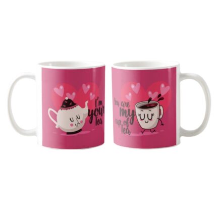 You are My Cup of Tea Couple Coffee Mug - Image 2