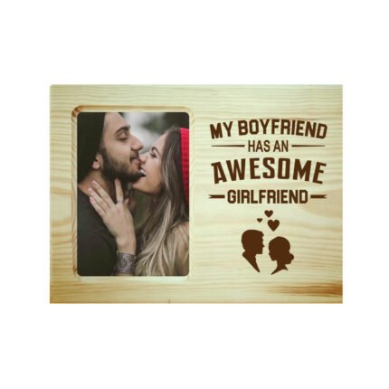 Awesome Girlfriend Engraved Photo Frame
