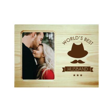 Worlds Best Husband Engraved Photo Frame