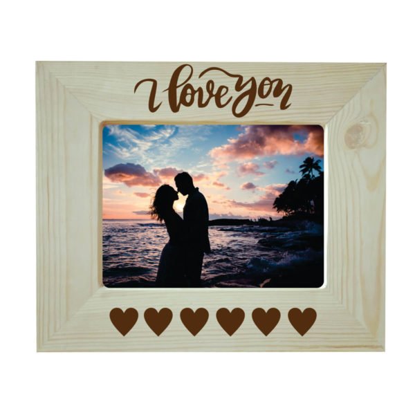 Love You Engraved Photo Frame