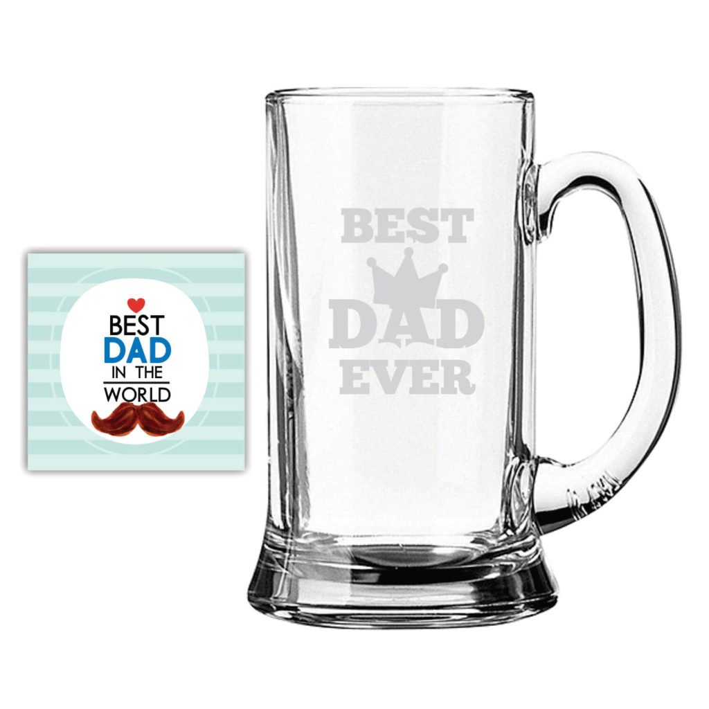 King Best Dad Ever Beer Mug