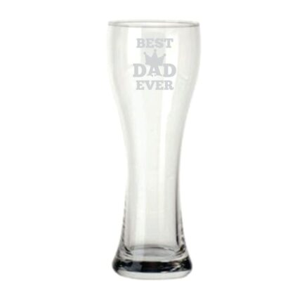 Best Dad in the World Beer Pilsner Glass - Image 27