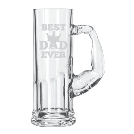 King Best Dad Ever Beer Mug - Image 6