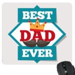King Best Dad Maousepad
