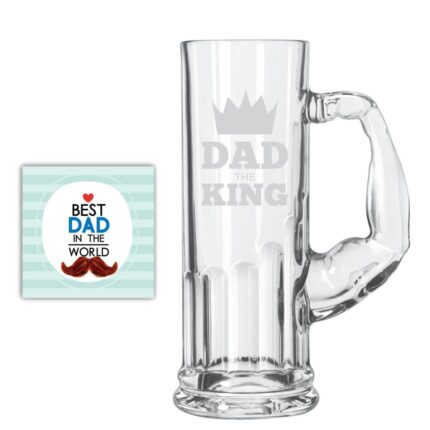 King Dad Beer Mug - Image 3