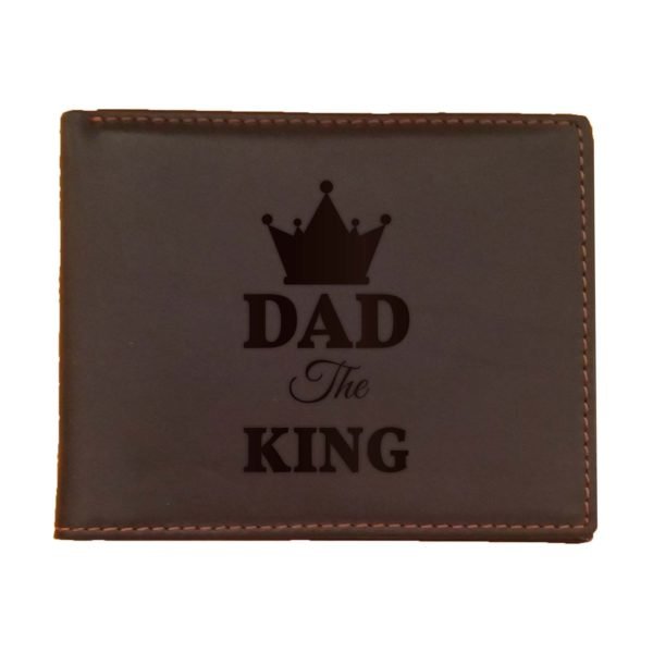 King Dad Men's Leather Wallet