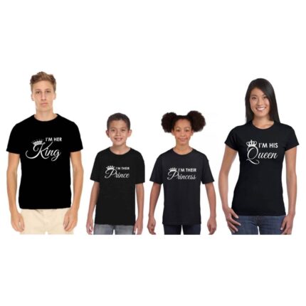 King and Queen Family Tshirts - Image 4