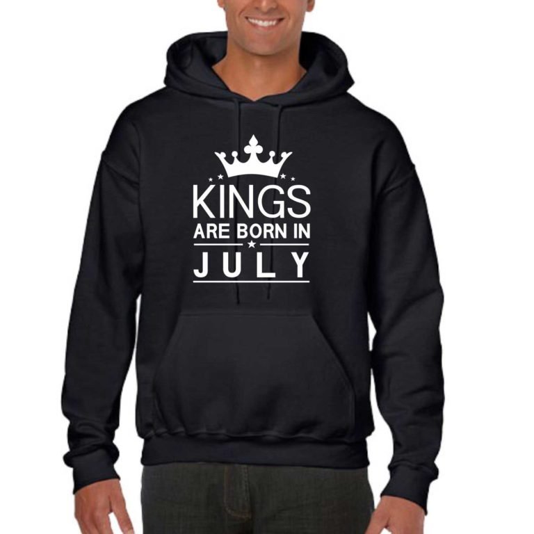 Kings Are Born In July Birthday Sweatshirt