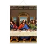 Last Supper Lord Jesus Christ Canvas Scroll