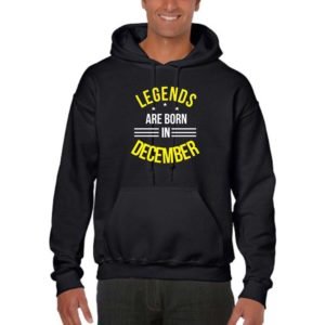 Legends Are Born In December Birthday Sweatshirt