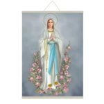 Merciful Mother Mary Canvas Scroll