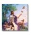 Caring Lord Jesus Canvas Wall Painting Frame