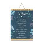 Love You Mom Canvas Message Scroll