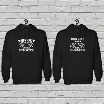 Loving Husband and Wife Couple Sweatshirts - Image 4
