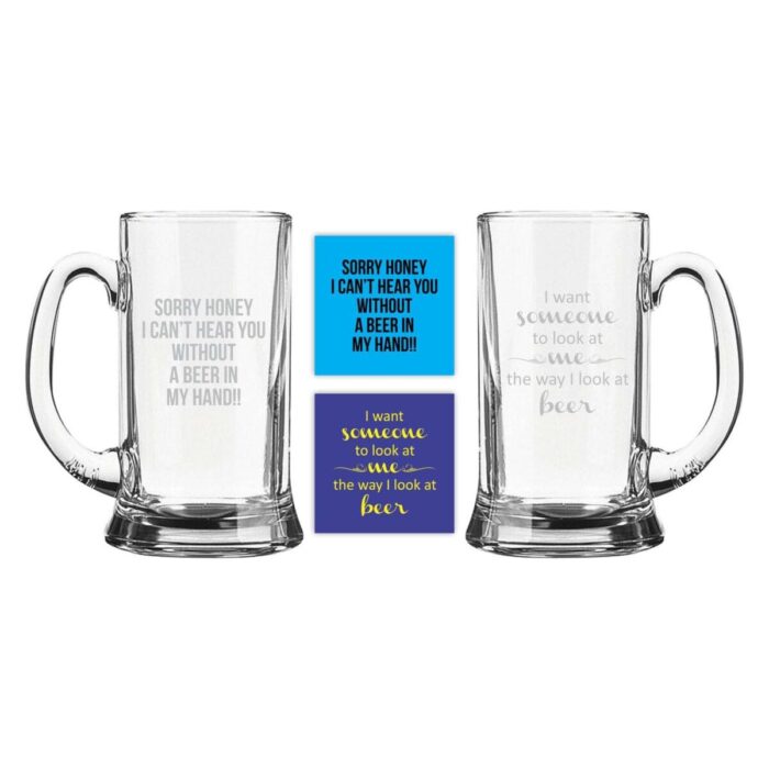 Engraved Mesmerizing Beer Mug